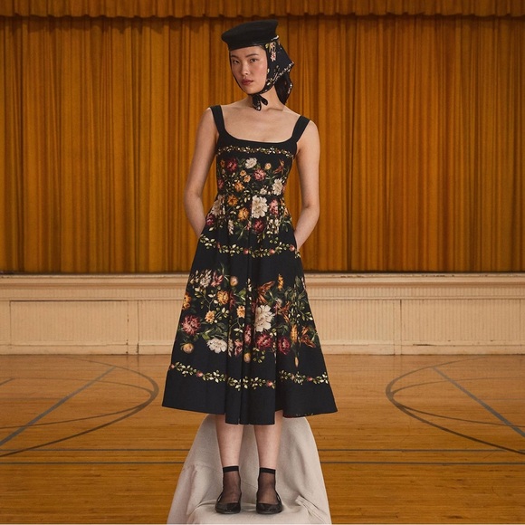 SOLD OUT AGUA BY AGUA BENDITA NWOT ALCAPARRA PARAMO MIDI DRESS - Picture 5 of 10